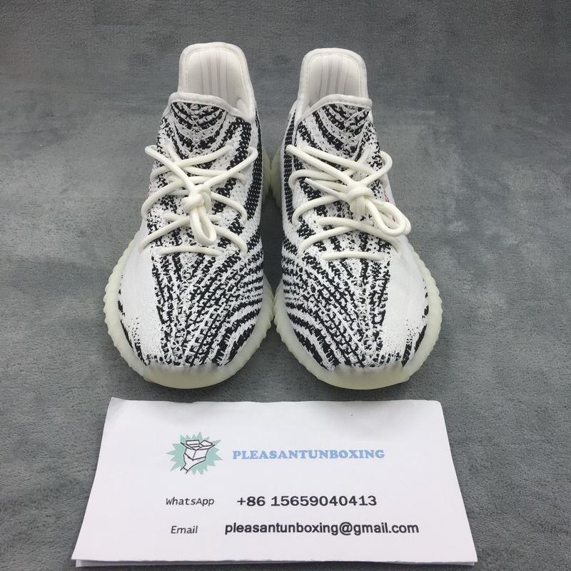 Authentic Yeezy 350 V2 Boost Zebra